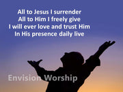 I Surrender All 