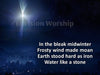 In The Bleak Midwinter PowerPoint
