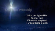 In The Bleak Midwinter worship slides