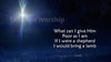 In The Bleak Midwinter worship slides