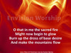 Jesus Thine All Victorious Love PowerPoint Slide for Worship