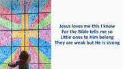 Jesus Love Me This I Know Christian PowerPoint slides for worship