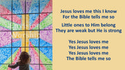 Jesus Love Me This I Know Christian Background for worship