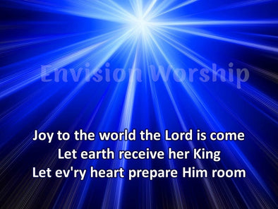 Joy to the World worship slides