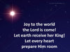 Joy to the world church slide with lyrics
