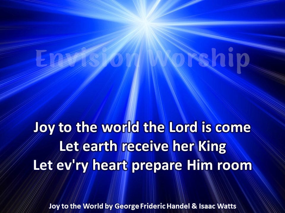 Joy to the world church slides