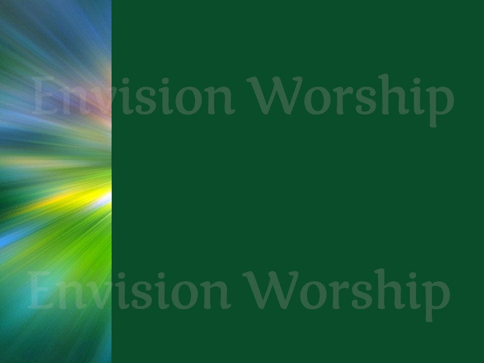 Liturgical green church PowerPoint