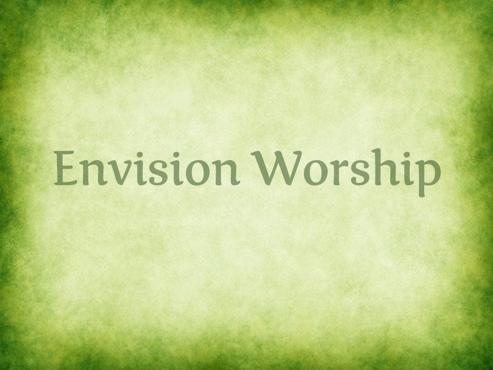 Liturgical green worship slides