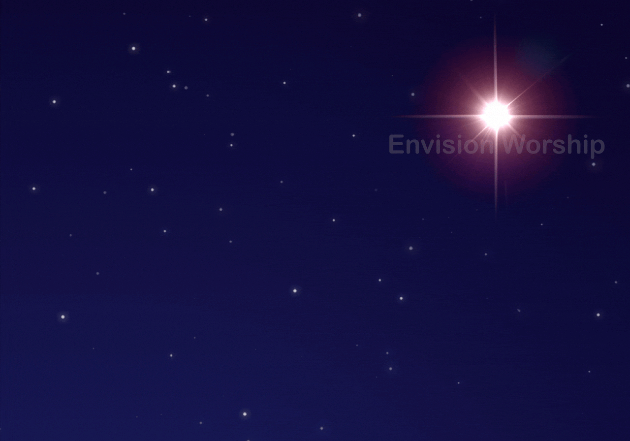 Star of Bethlehem PowerPoint and Christmas Eve church slide