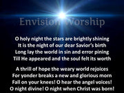 O Holy Night Star of Bethlehem Church PowerPoint Presentation for Christmas Eve worship