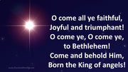 O come all ye faithful worship slides