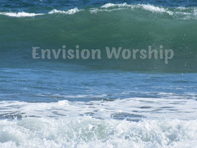 Ocean wave worship slide
