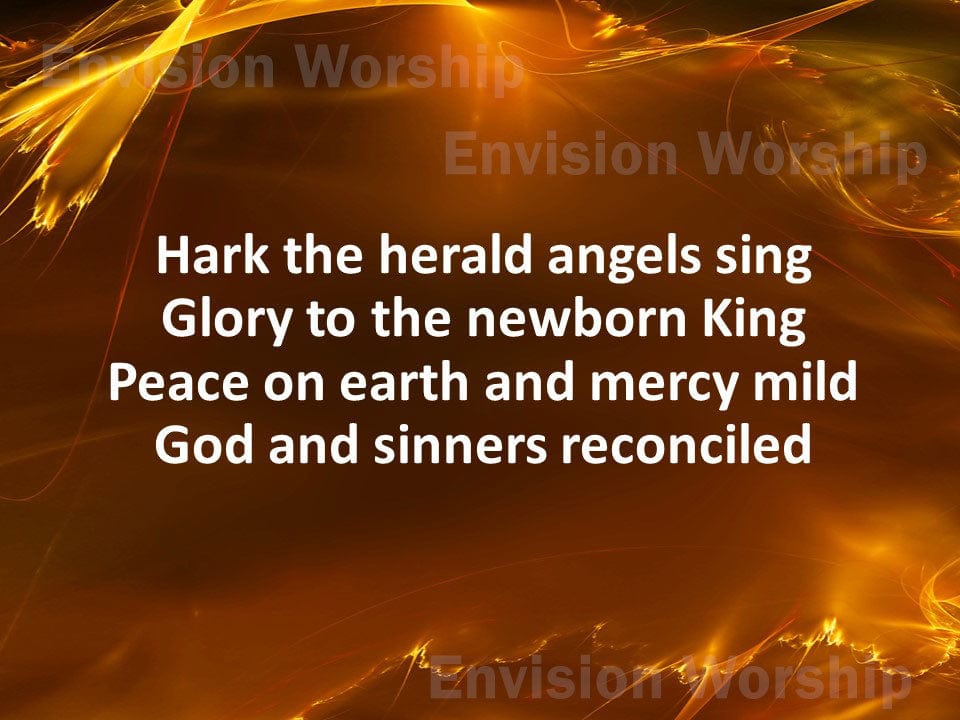 Hark The Herald Angels Sing Christmas Eve Slides