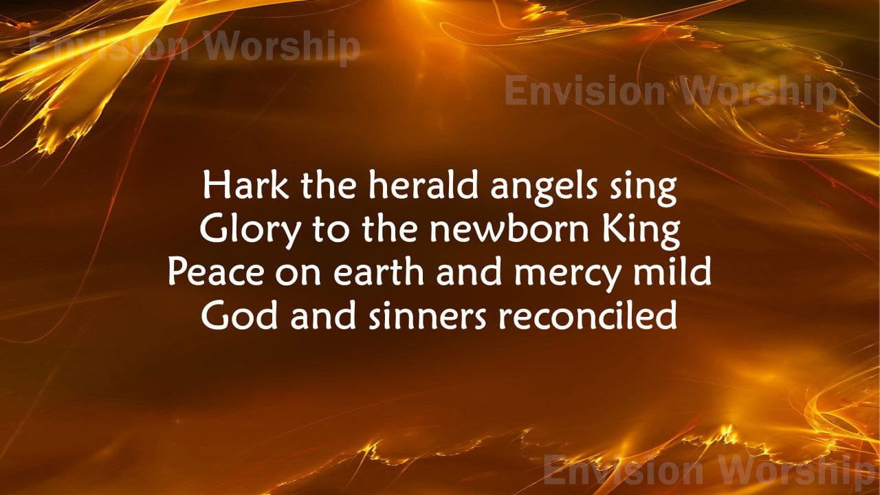 Hark The Herald Angels Sing Church PowerPoint Template