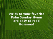 Palm Sunday worship slides