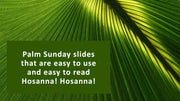 Palm Sunday worship slides