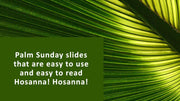 Palm Sunday church slides