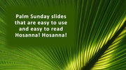 Palm Sunday church slides