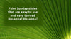 Palm Fronds church slides