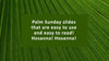 Palm frond church PowerPoint