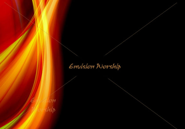 Pentecost PowerPoint slide with an amazing and gorgeous flame creates a church service that transforms the worship experience.