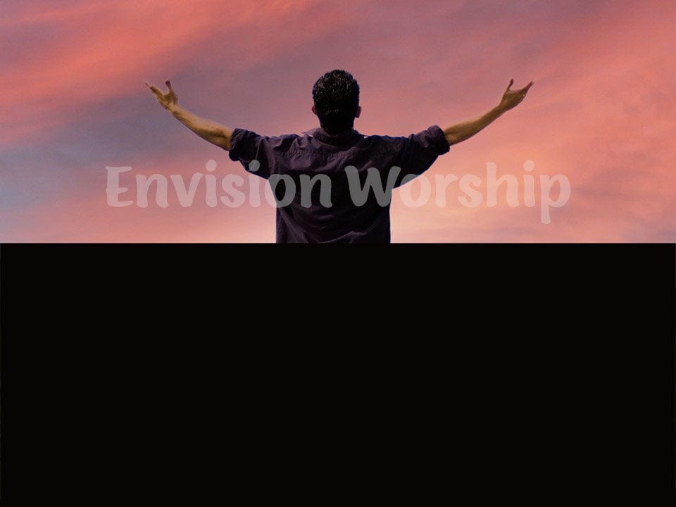 Praise PowerPoint slide for worship