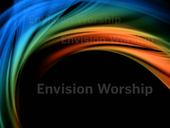 Rainbow church PowerPoint slide
