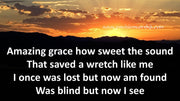 Amazing Grace Christian background 