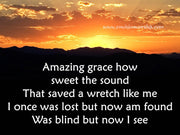 Amazing Grace church PowerPoint 