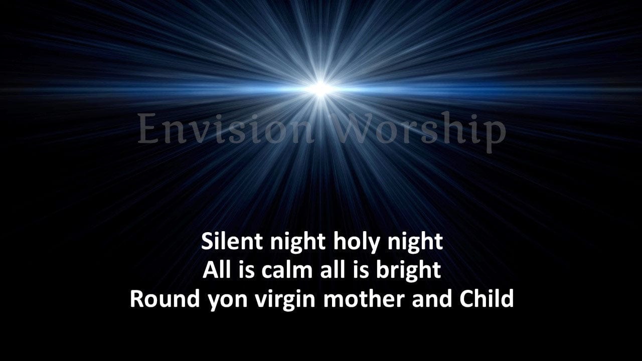 Silent night worship slides