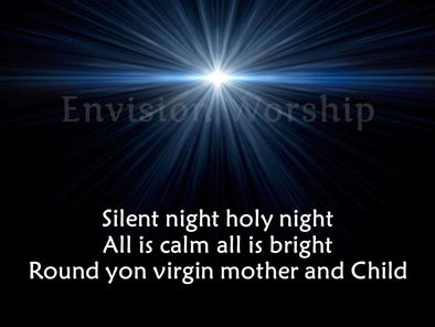 Silent night worship slides