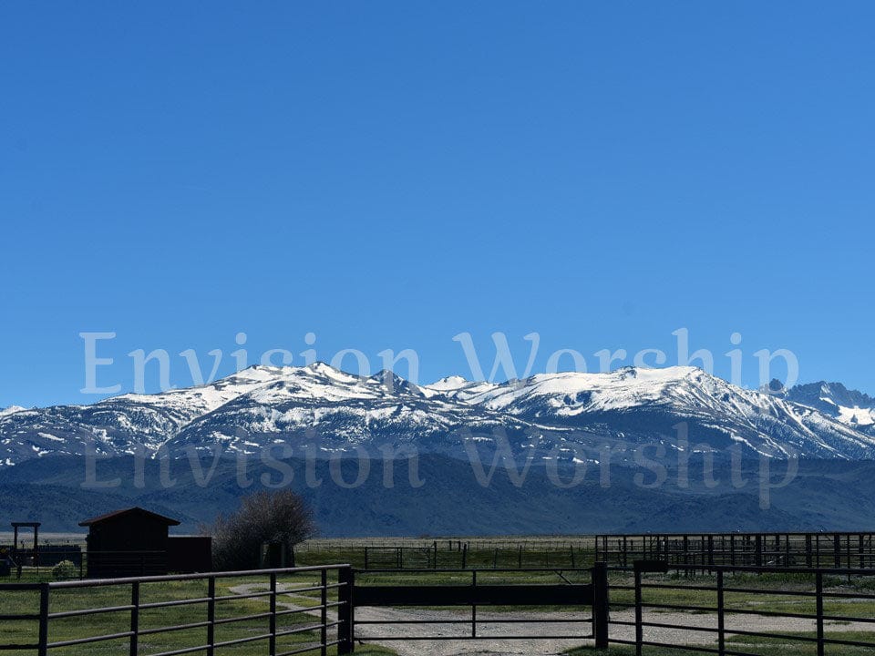 Snowy Mountain Ranch church PowerPoint presentation slides for worship