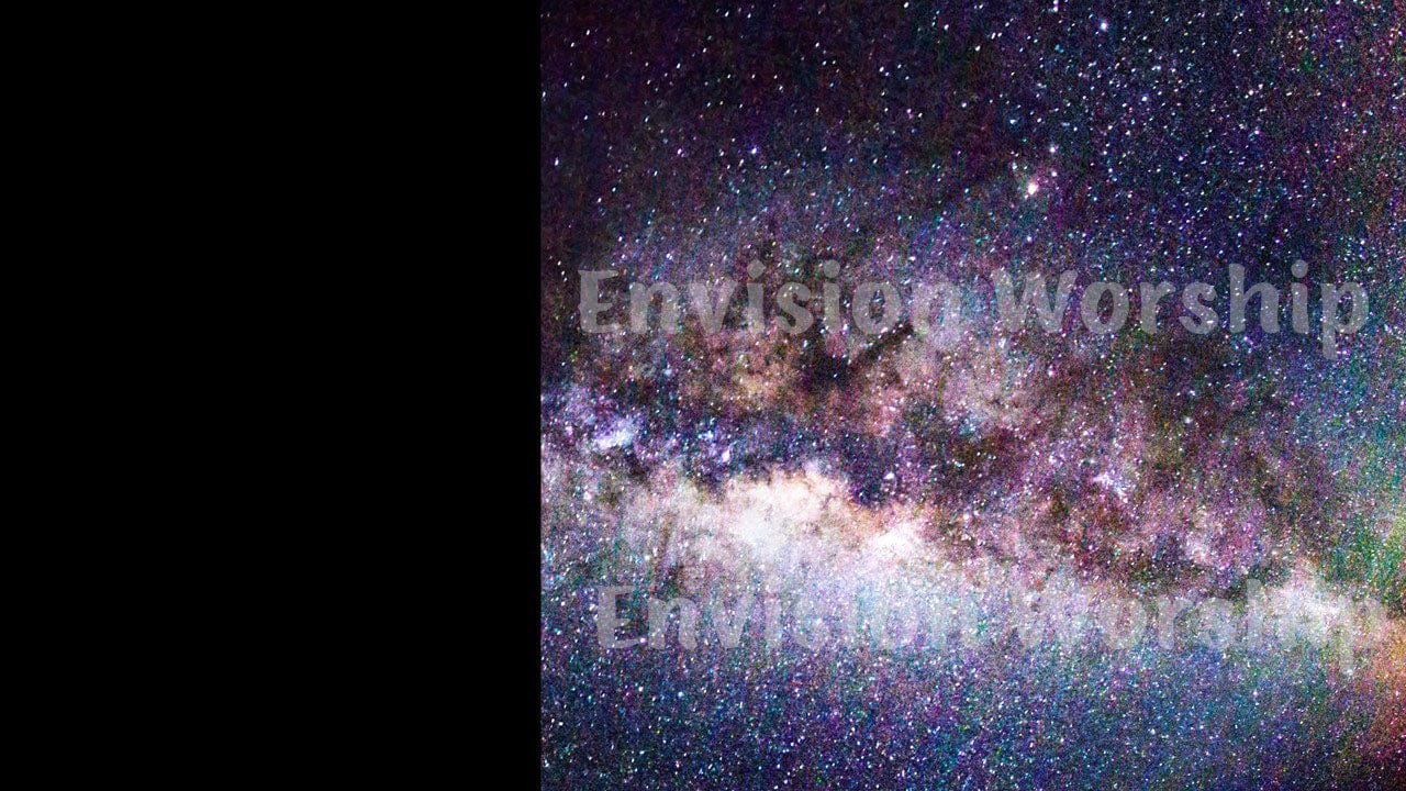 Milky Way Christian Background for worship