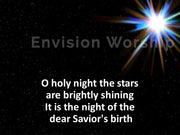 Oh holy night worship slides