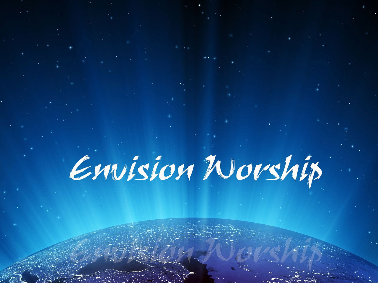 Earth Christian Background PowerPoint Slide 