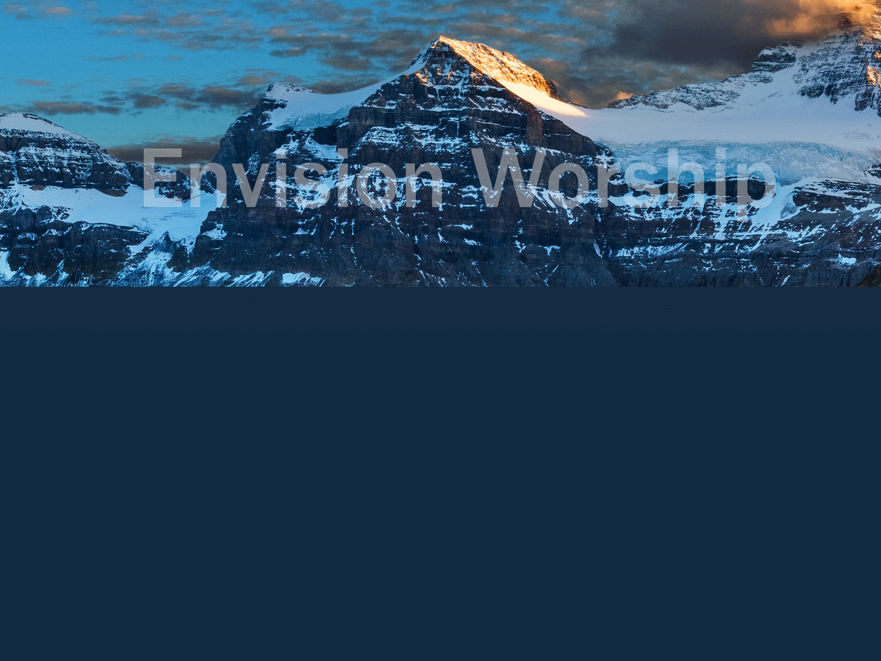 Beautiful Canadian Rockies Christian Background