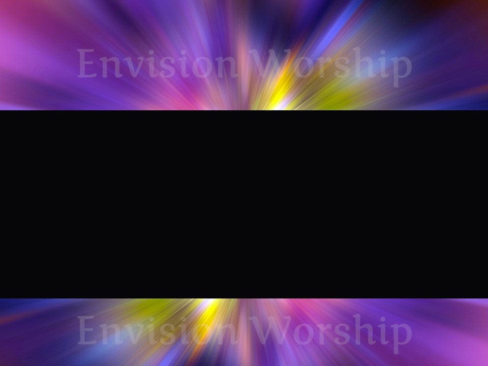 Purple and Gold Church PowerPoint Slide