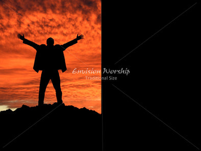 Mountaintop image, Praise image, Christian PowerPoint image