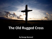 The Old Rugged Cross Christian background with lyrics