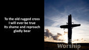 The Old Rugged Cross PowerPoint with lyrics
