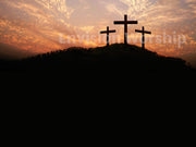 Three Crosses Christian Backgrounds