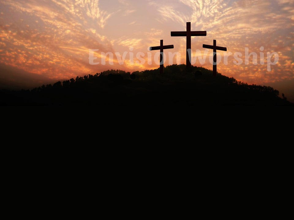 Three Crosses Christian Backgrounds