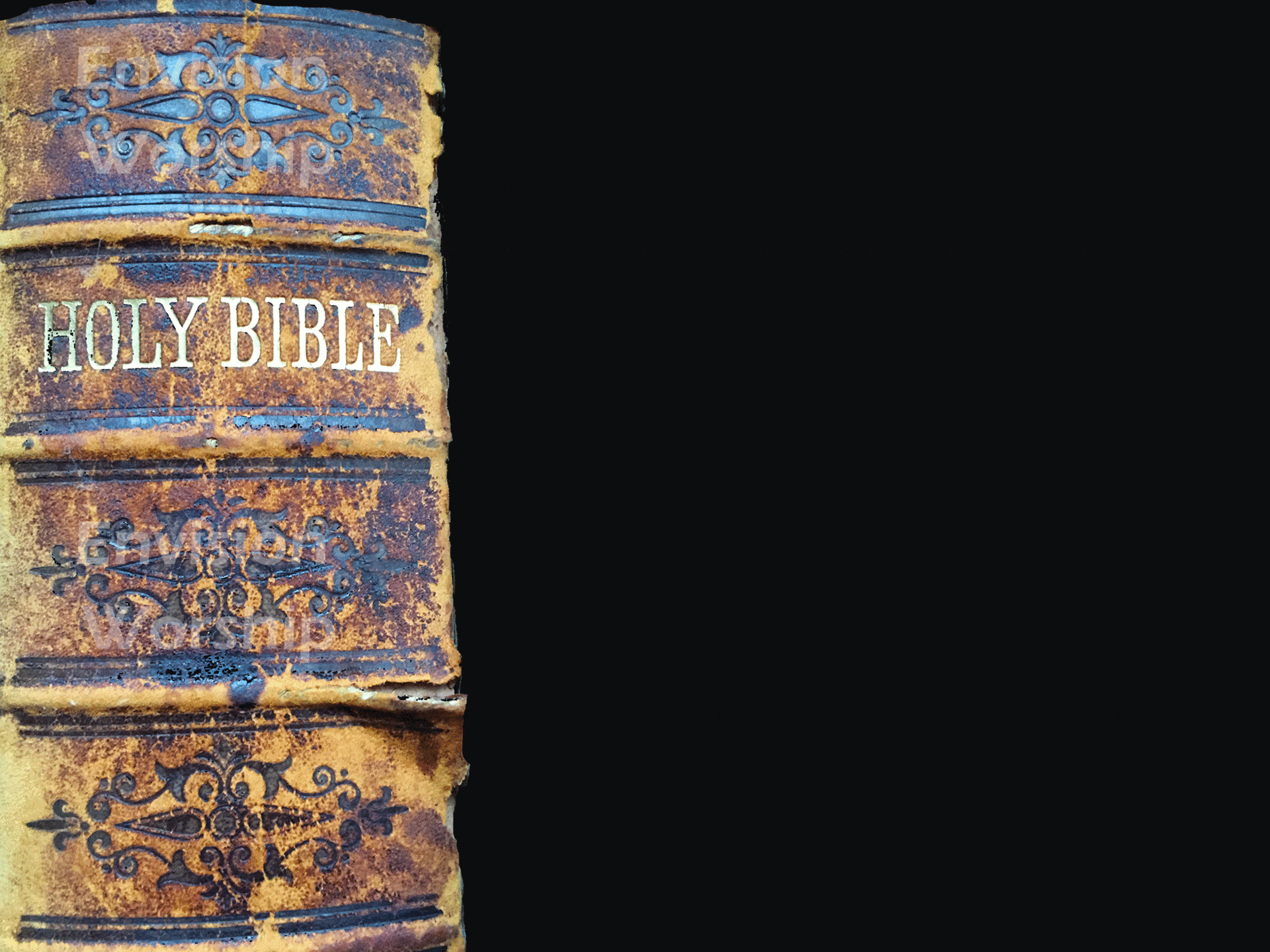 Bible Christian PowerPoint with cool old Bible