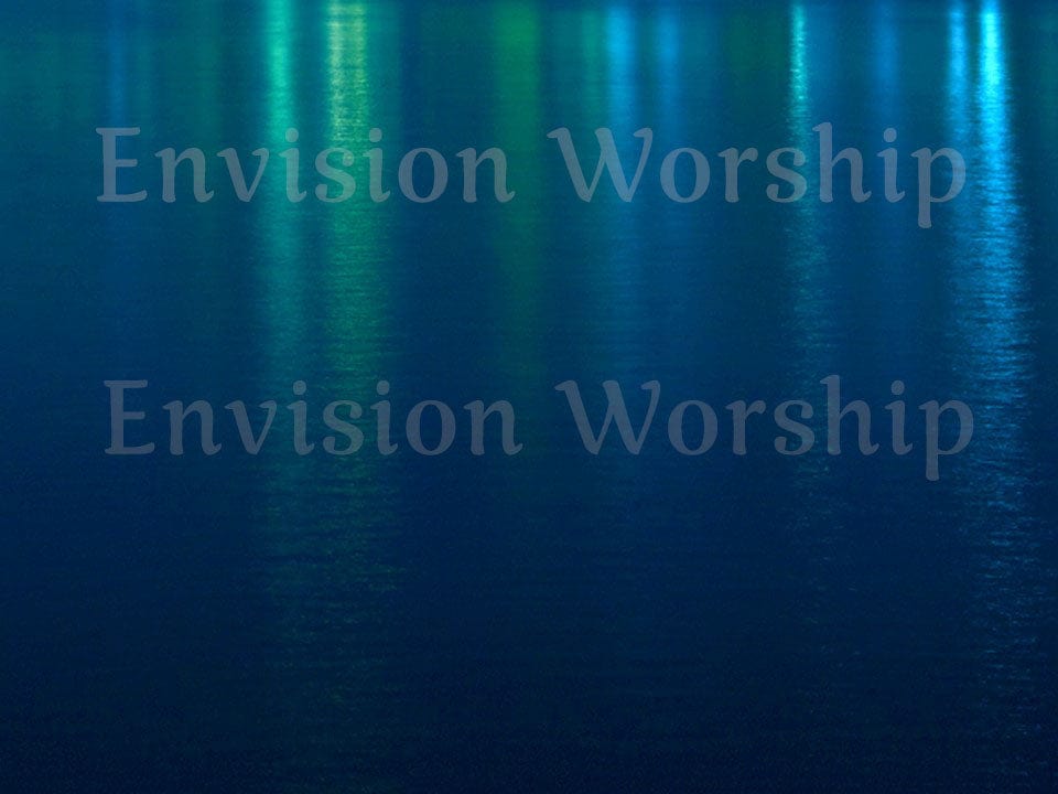 Water church PowerPoint Presentation slide for worship