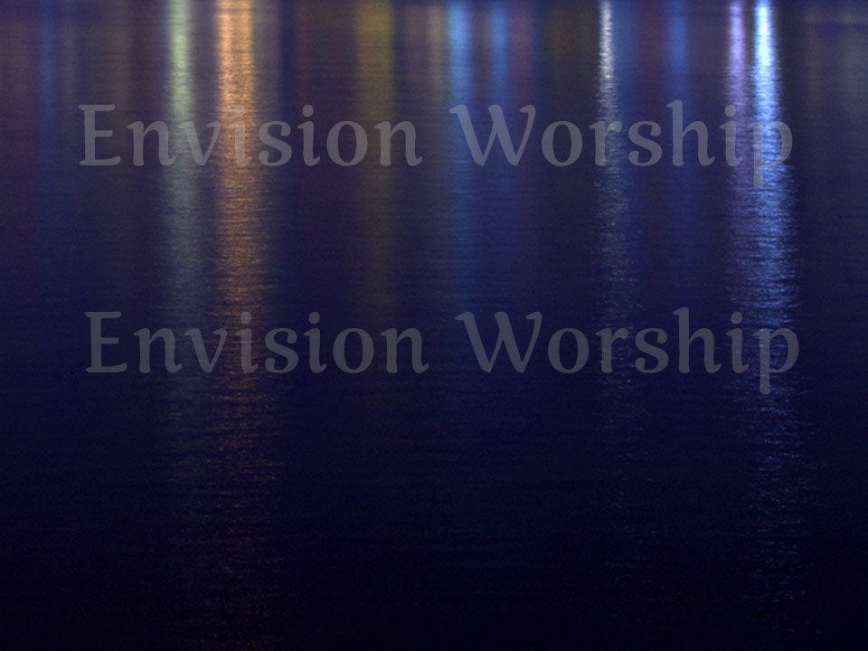 Water church PowerPoint Presentation slide for worship