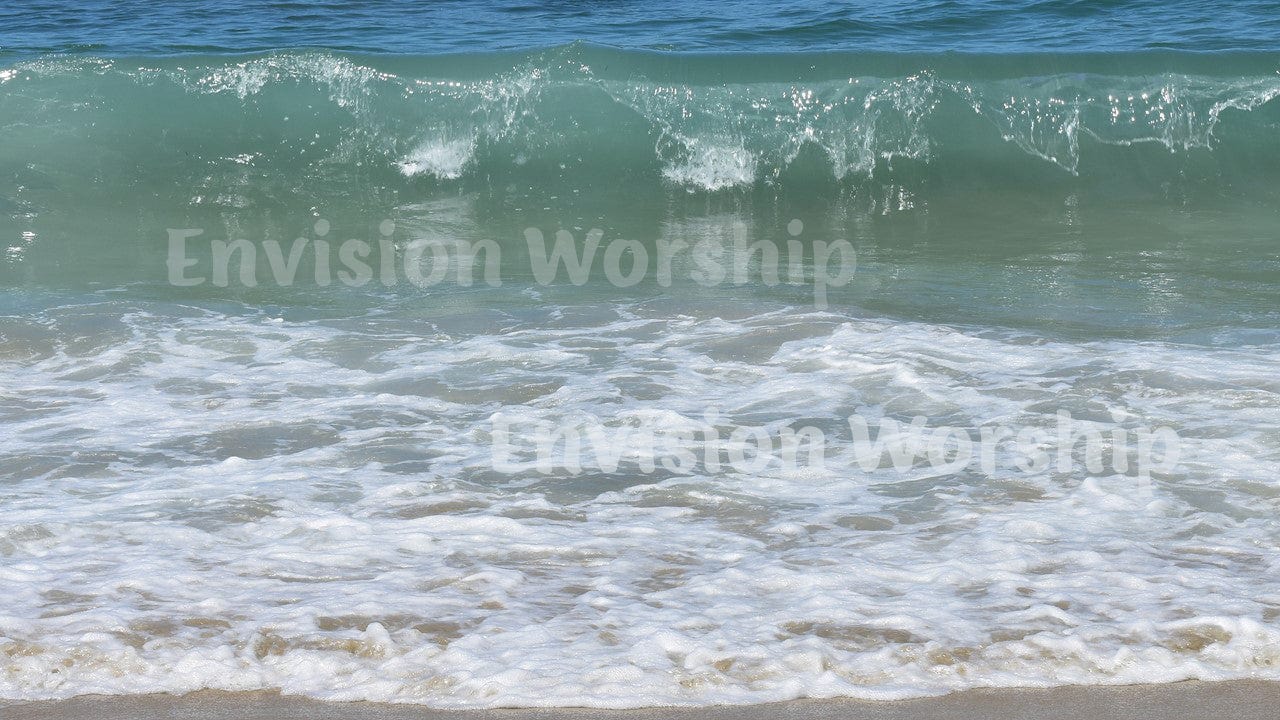 Ocean wave worship slide