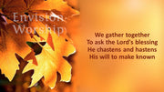 We Gather Together Worship PowerPoint slides