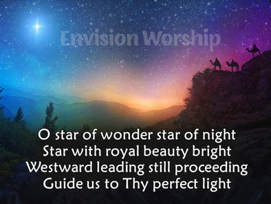 We Three Kings worship slides