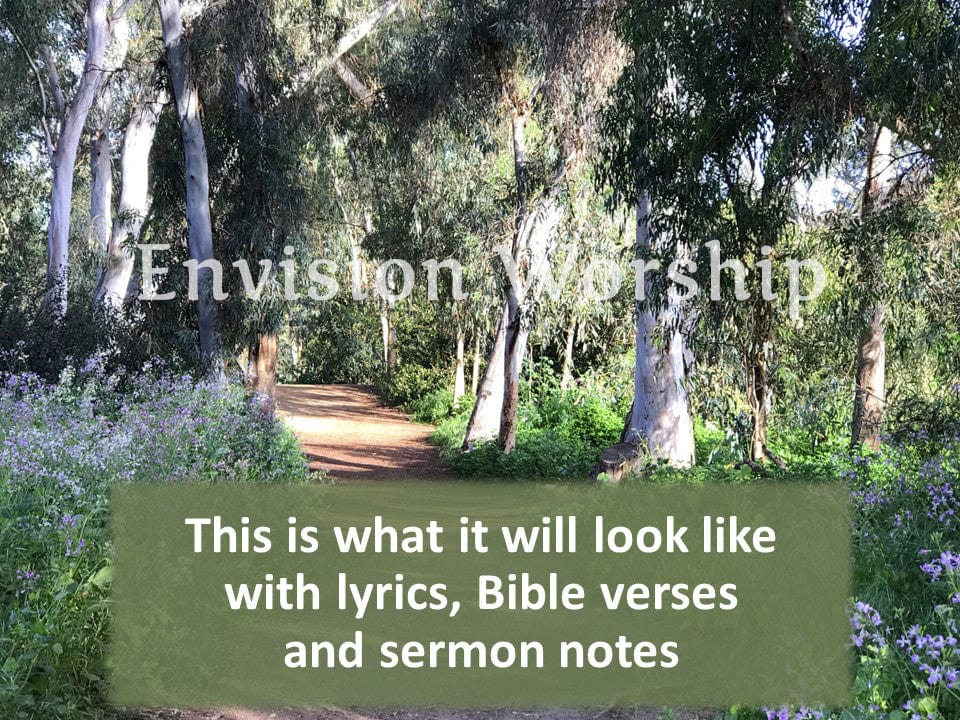 garden worship slides